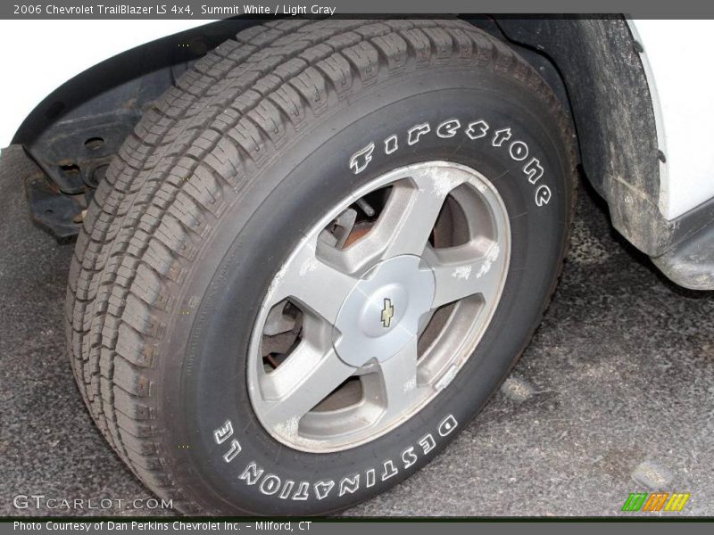 Summit White / Light Gray 2006 Chevrolet TrailBlazer LS 4x4