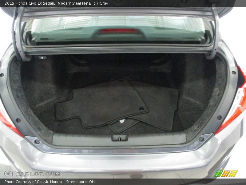 Modern Steel Metallic / Gray 2019 Honda Civic LX Sedan