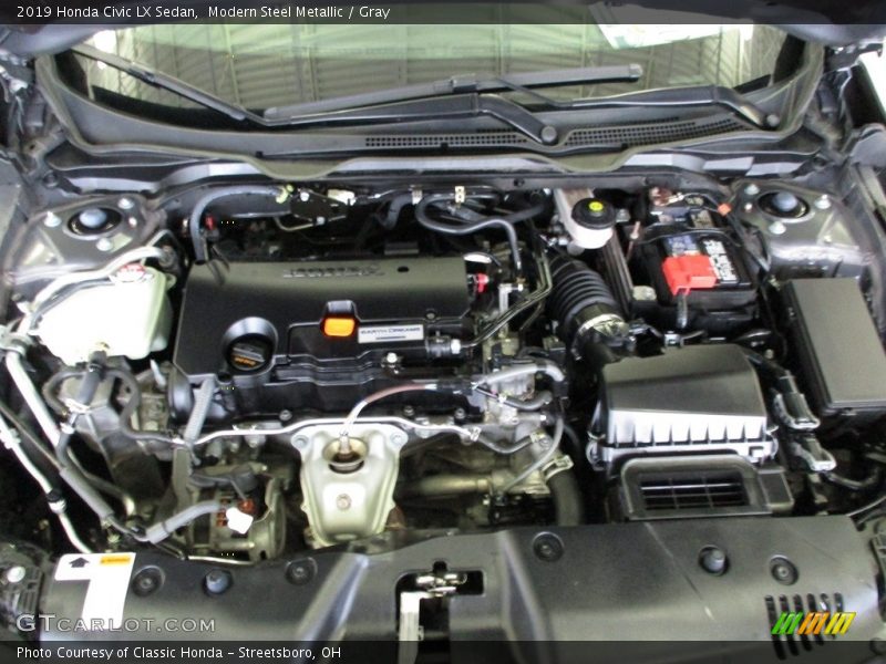 Modern Steel Metallic / Gray 2019 Honda Civic LX Sedan