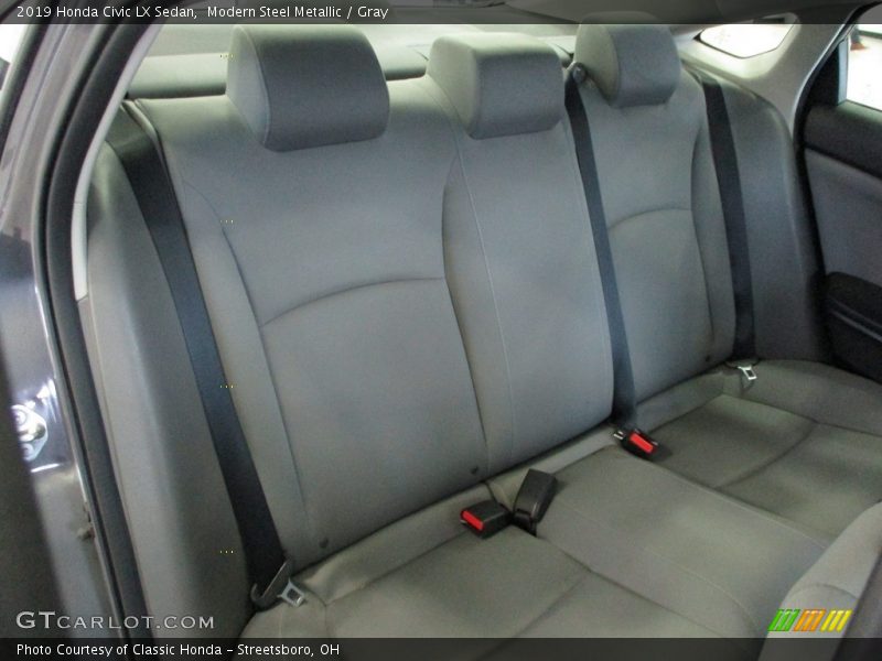 Modern Steel Metallic / Gray 2019 Honda Civic LX Sedan