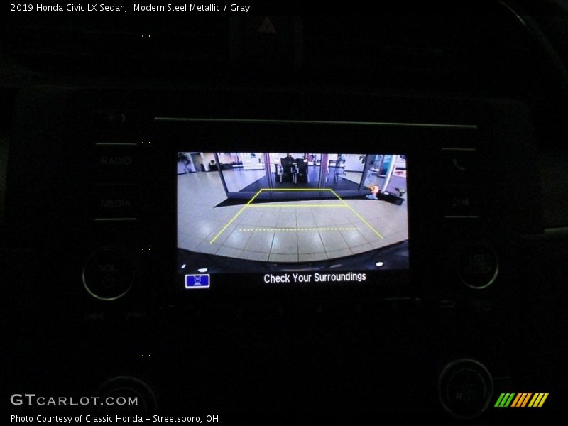 Modern Steel Metallic / Gray 2019 Honda Civic LX Sedan
