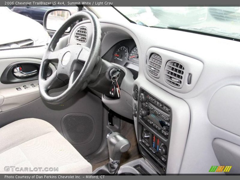 Summit White / Light Gray 2006 Chevrolet TrailBlazer LS 4x4
