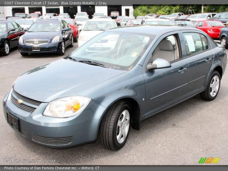 Blue Granite Metallic / Gray 2007 Chevrolet Cobalt LT Sedan