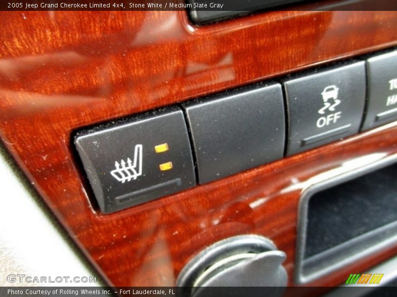 Stone White / Medium Slate Gray 2005 Jeep Grand Cherokee Limited 4x4