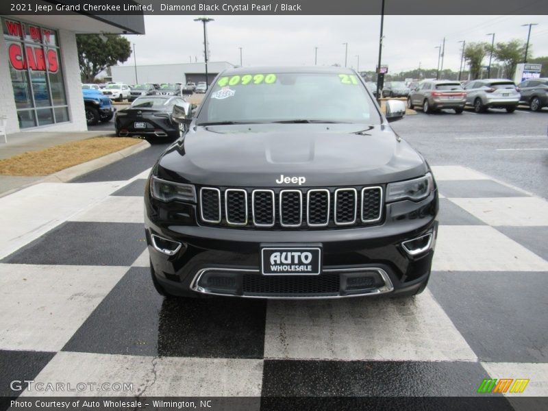 Diamond Black Crystal Pearl / Black 2021 Jeep Grand Cherokee Limited