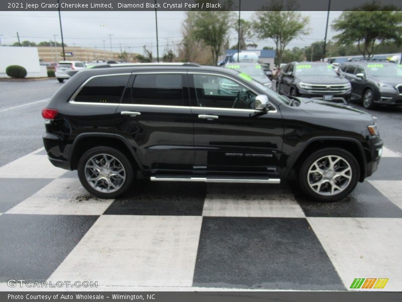 Diamond Black Crystal Pearl / Black 2021 Jeep Grand Cherokee Limited