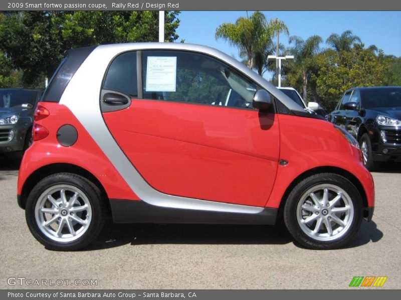 Rally Red / Design Red 2009 Smart fortwo passion coupe