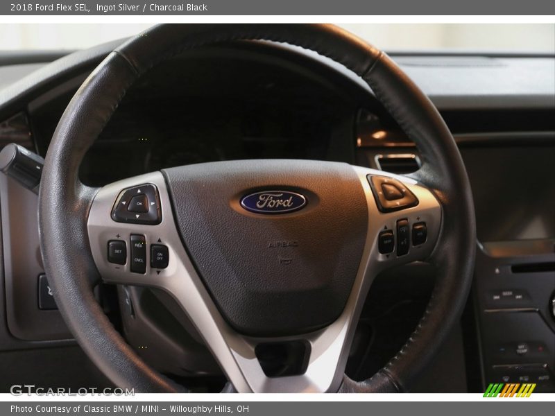 Ingot Silver / Charcoal Black 2018 Ford Flex SEL