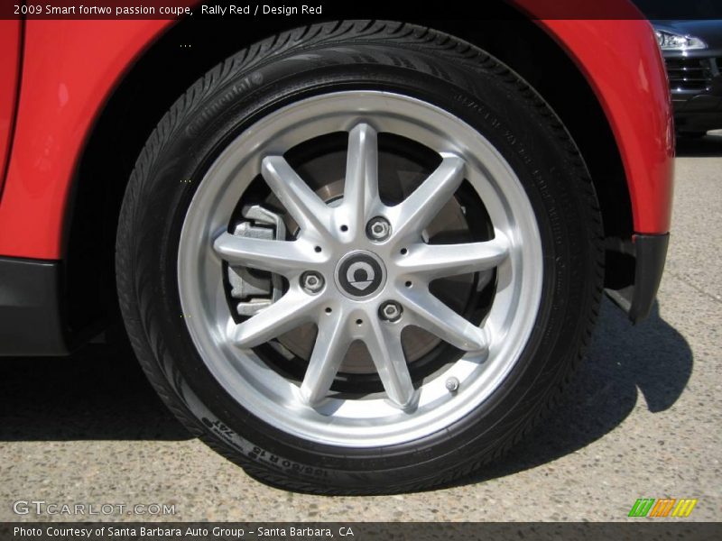 Rally Red / Design Red 2009 Smart fortwo passion coupe