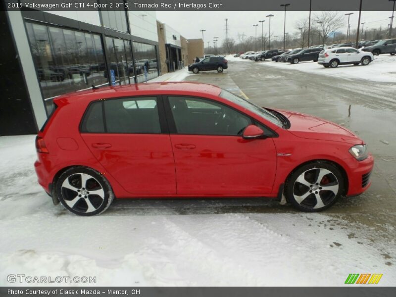 Tornado Red / Interlagos Cloth 2015 Volkswagen Golf GTI 4-Door 2.0T S