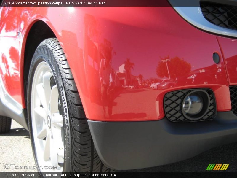 Rally Red / Design Red 2009 Smart fortwo passion coupe