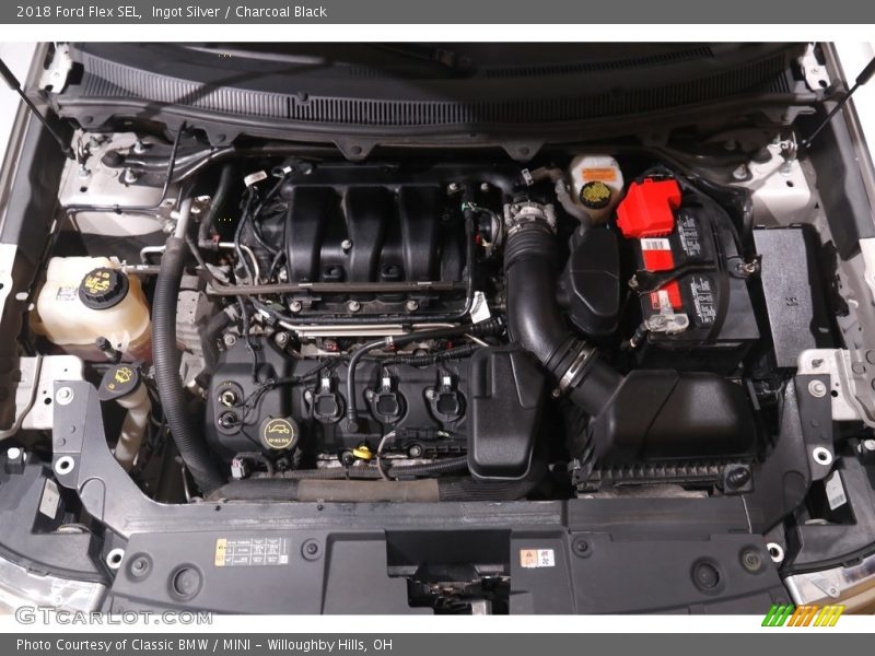 Ingot Silver / Charcoal Black 2018 Ford Flex SEL