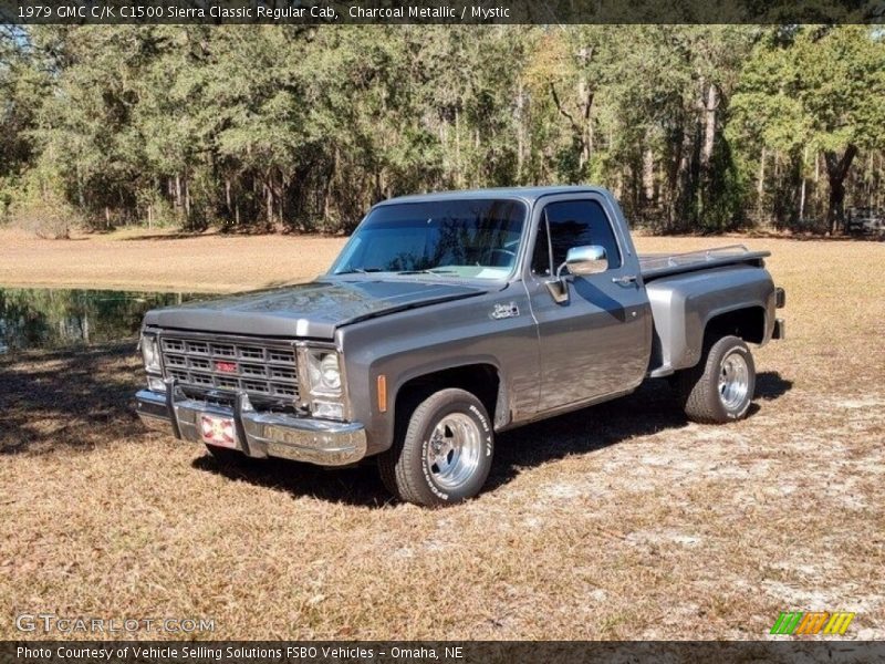 Front 3/4 View of 1979 C/K C1500 Sierra Classic Regular Cab