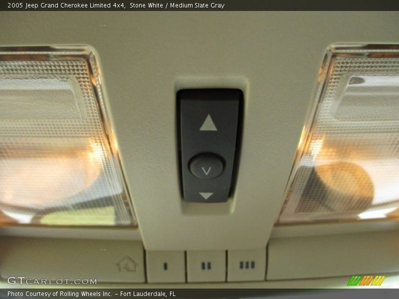 Stone White / Medium Slate Gray 2005 Jeep Grand Cherokee Limited 4x4