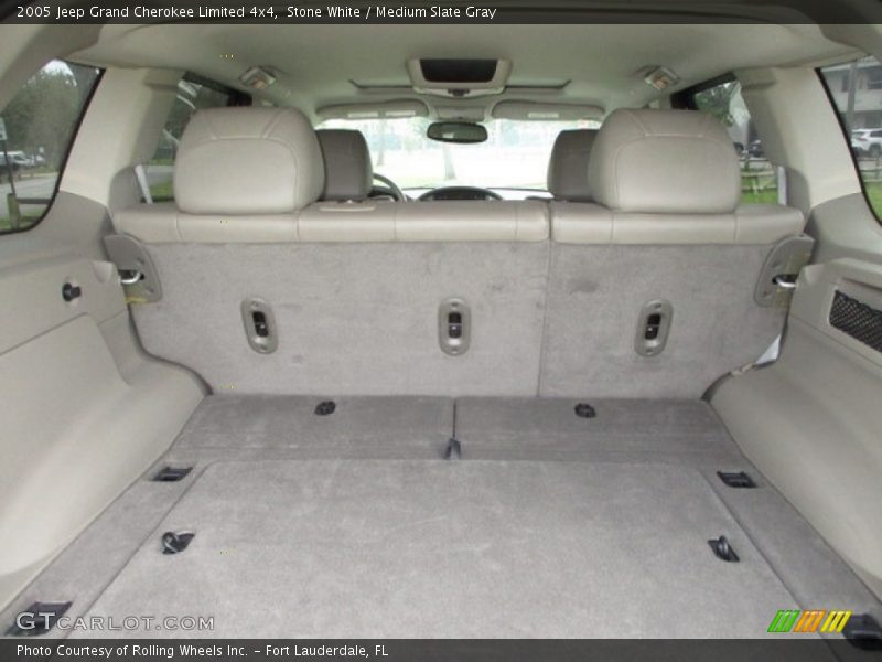Stone White / Medium Slate Gray 2005 Jeep Grand Cherokee Limited 4x4