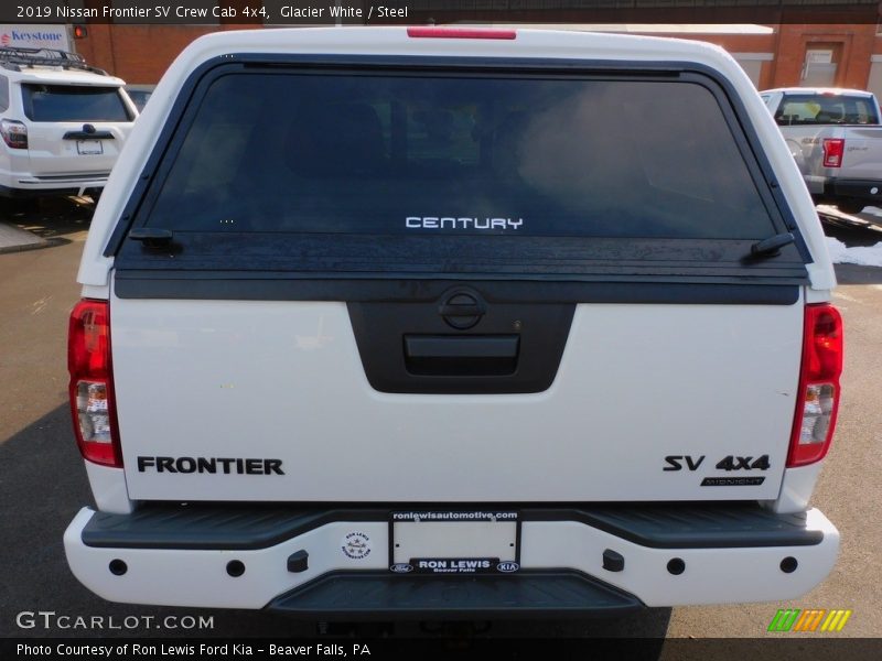 Glacier White / Steel 2019 Nissan Frontier SV Crew Cab 4x4