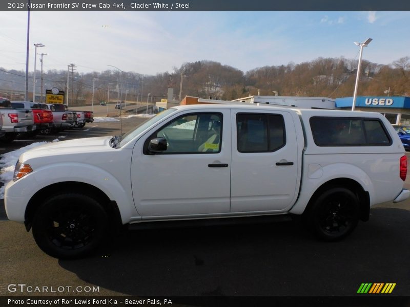 Glacier White / Steel 2019 Nissan Frontier SV Crew Cab 4x4