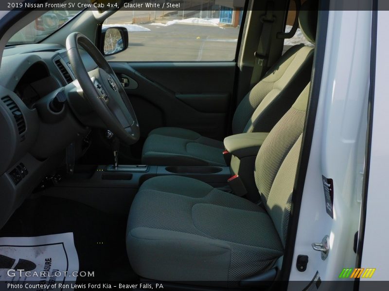 Glacier White / Steel 2019 Nissan Frontier SV Crew Cab 4x4