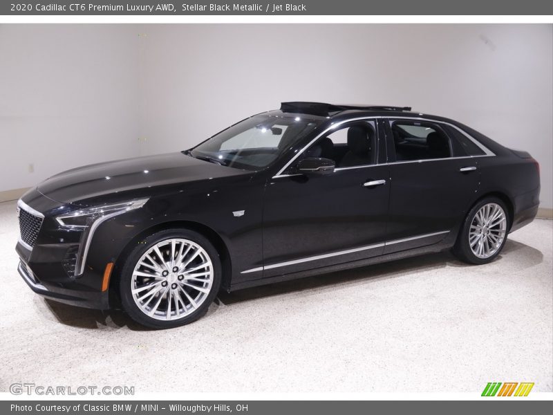 Stellar Black Metallic / Jet Black 2020 Cadillac CT6 Premium Luxury AWD