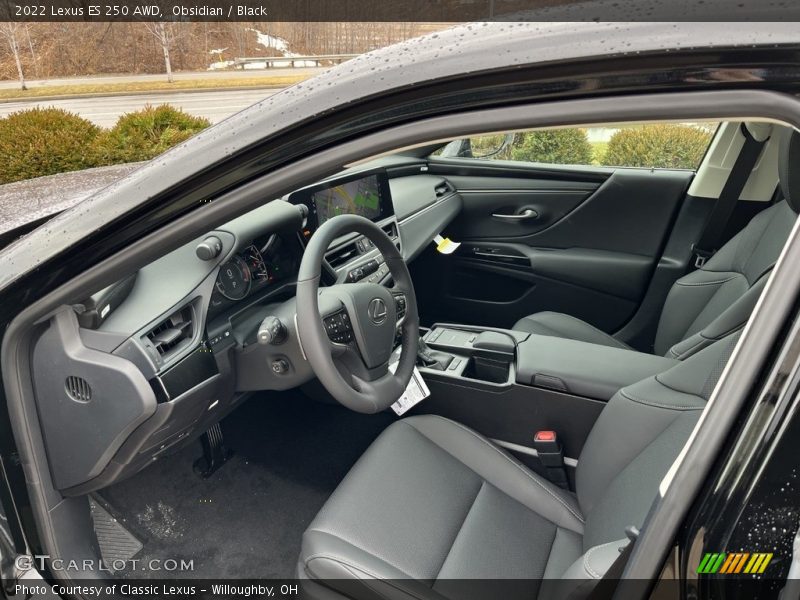  2022 ES 250 AWD Black Interior