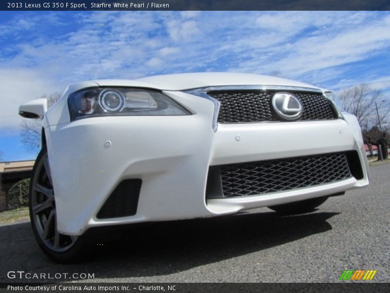 Starfire White Pearl / Flaxen 2013 Lexus GS 350 F Sport