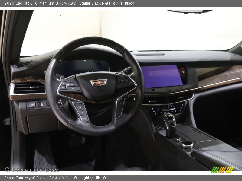 Stellar Black Metallic / Jet Black 2020 Cadillac CT6 Premium Luxury AWD