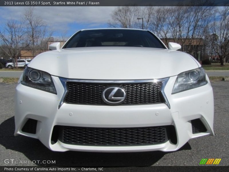 Starfire White Pearl / Flaxen 2013 Lexus GS 350 F Sport