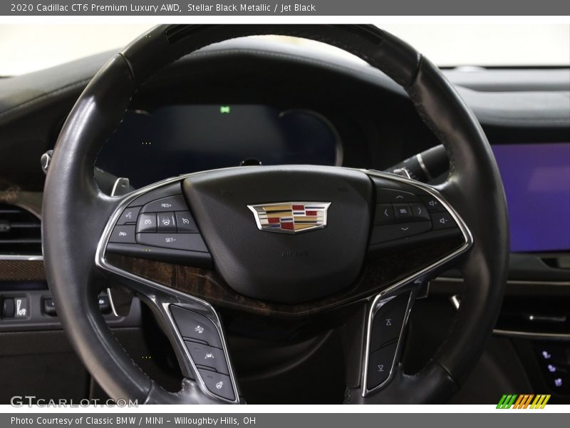 Stellar Black Metallic / Jet Black 2020 Cadillac CT6 Premium Luxury AWD