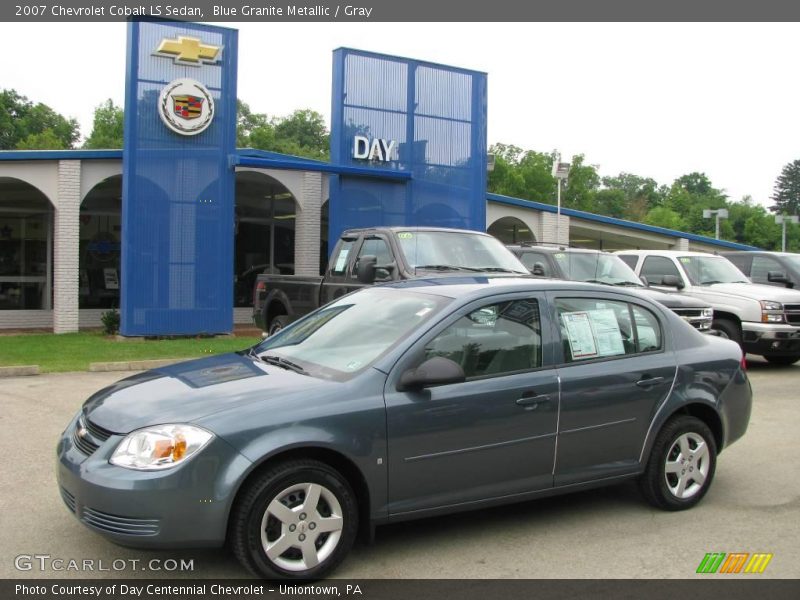 Blue Granite Metallic / Gray 2007 Chevrolet Cobalt LS Sedan