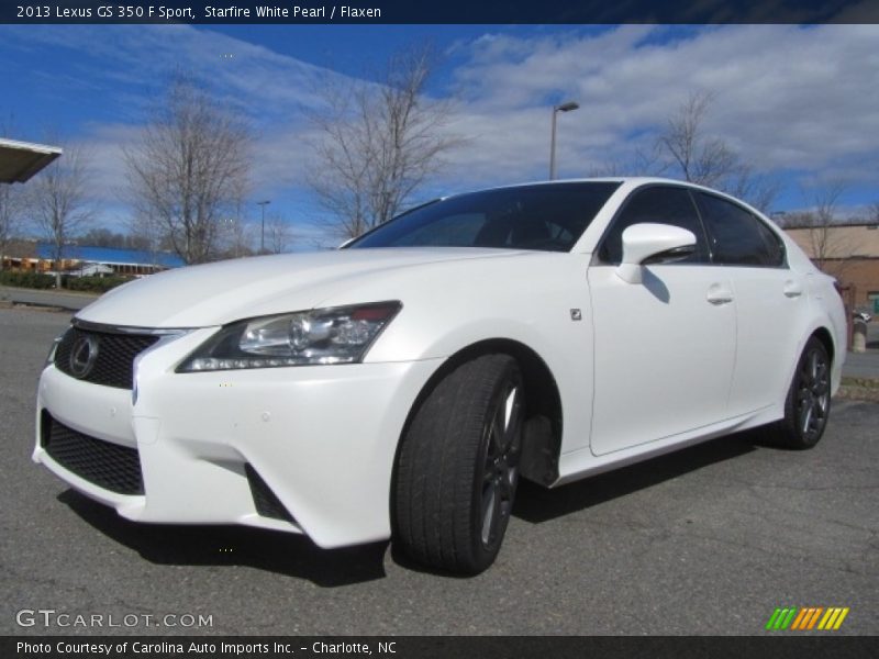Starfire White Pearl / Flaxen 2013 Lexus GS 350 F Sport