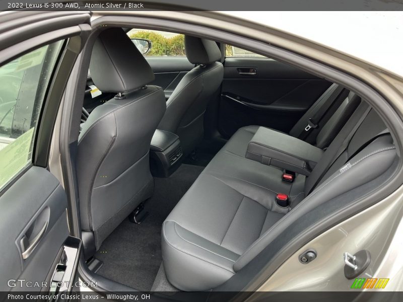 Rear Seat of 2022 IS 300 AWD