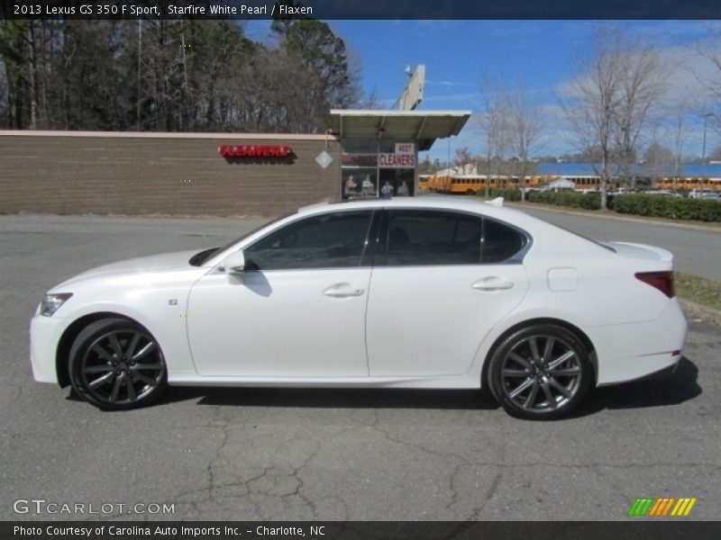 Starfire White Pearl / Flaxen 2013 Lexus GS 350 F Sport