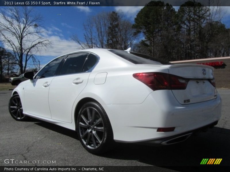 Starfire White Pearl / Flaxen 2013 Lexus GS 350 F Sport
