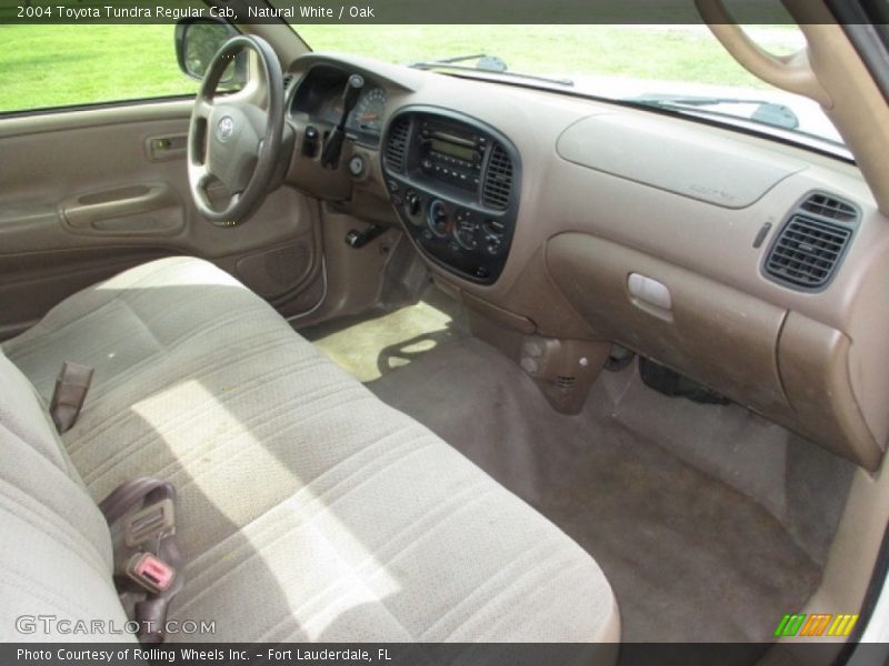 Front Seat of 2004 Tundra Regular Cab