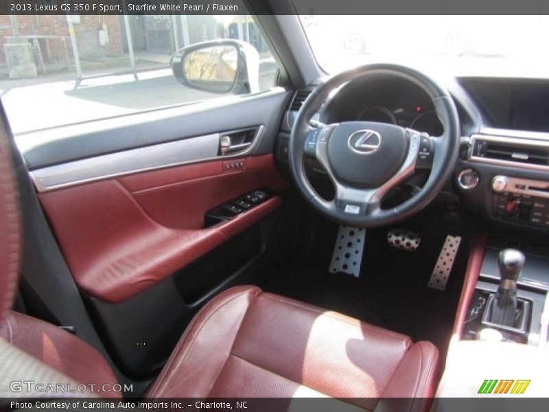 Starfire White Pearl / Flaxen 2013 Lexus GS 350 F Sport