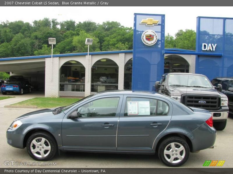 Blue Granite Metallic / Gray 2007 Chevrolet Cobalt LS Sedan
