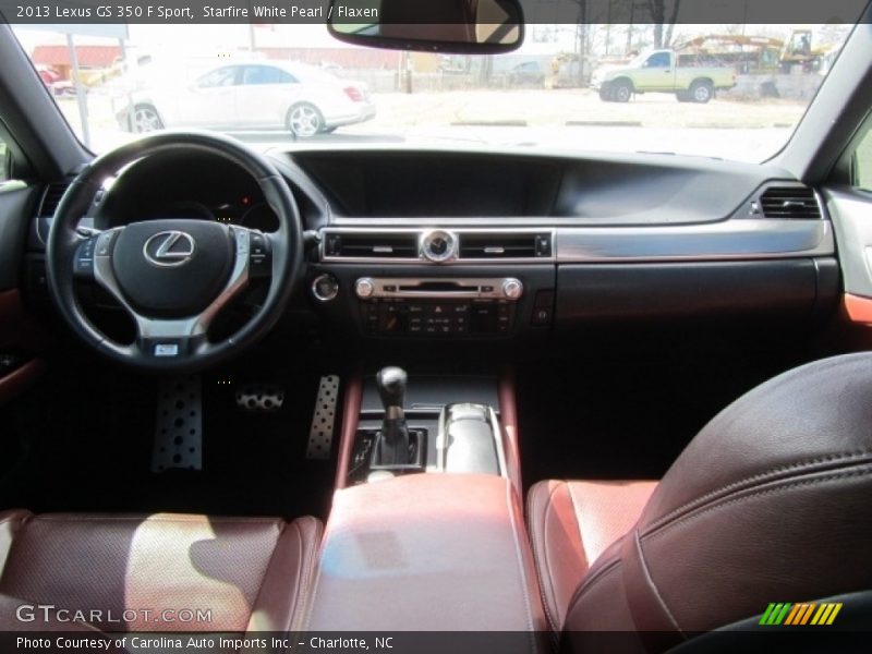 Starfire White Pearl / Flaxen 2013 Lexus GS 350 F Sport