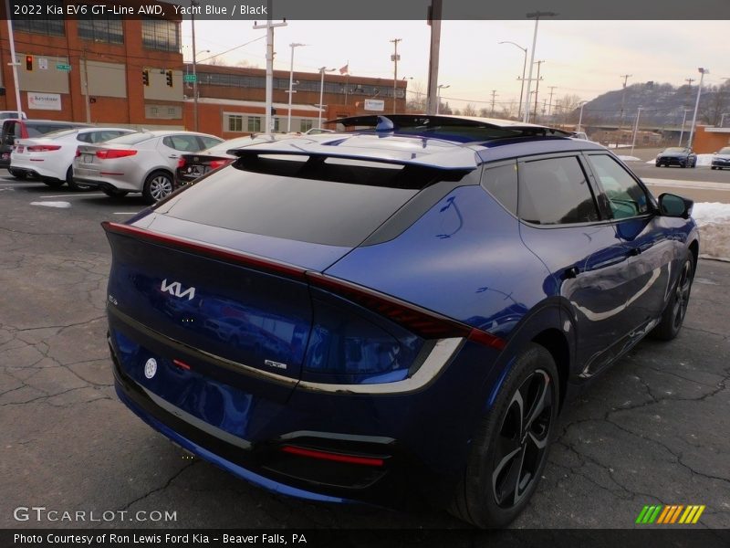 Yacht Blue / Black 2022 Kia EV6 GT-Line AWD