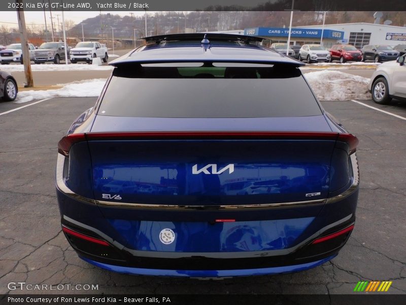 Yacht Blue / Black 2022 Kia EV6 GT-Line AWD
