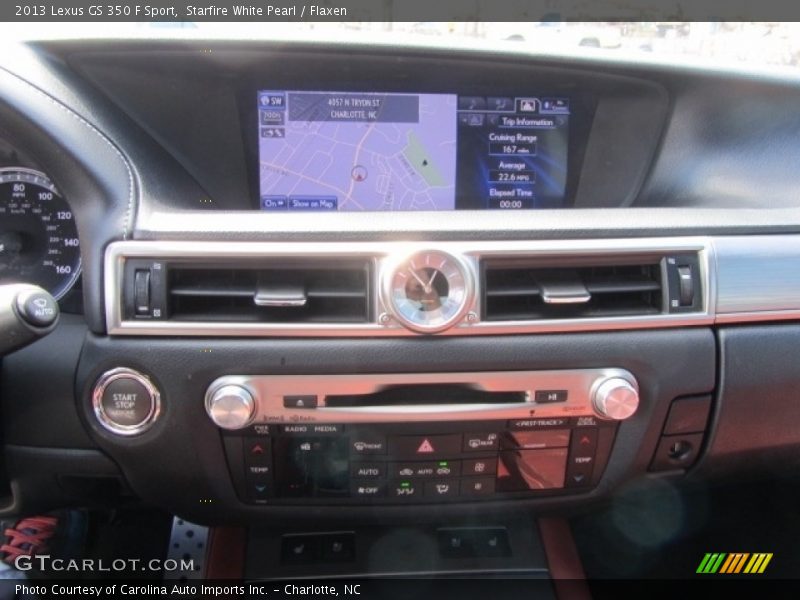 Starfire White Pearl / Flaxen 2013 Lexus GS 350 F Sport