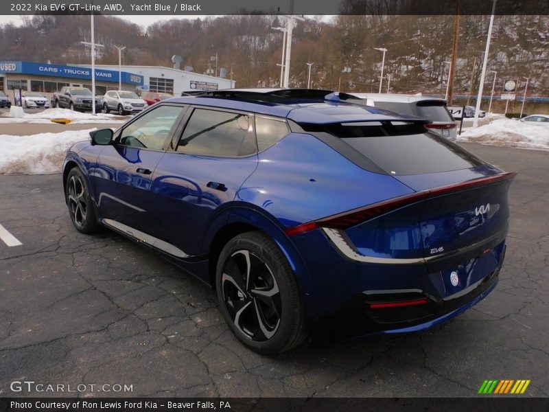 Yacht Blue / Black 2022 Kia EV6 GT-Line AWD