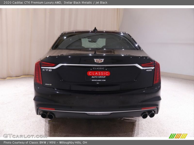 Stellar Black Metallic / Jet Black 2020 Cadillac CT6 Premium Luxury AWD