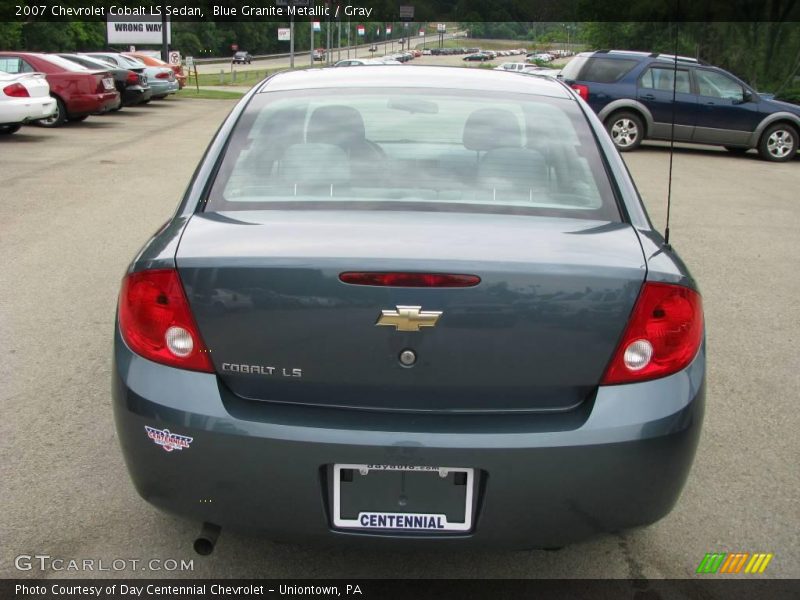 Blue Granite Metallic / Gray 2007 Chevrolet Cobalt LS Sedan
