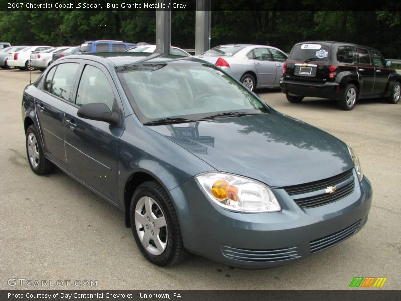 Blue Granite Metallic / Gray 2007 Chevrolet Cobalt LS Sedan