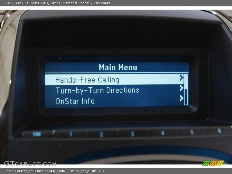 White Diamond Tricoat / Cashmere 2012 Buick LaCrosse FWD