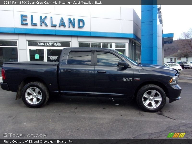 Maximum Steel Metallic / Black 2014 Ram 1500 Sport Crew Cab 4x4