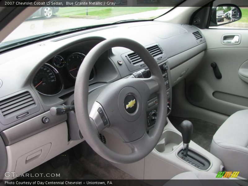 Blue Granite Metallic / Gray 2007 Chevrolet Cobalt LS Sedan