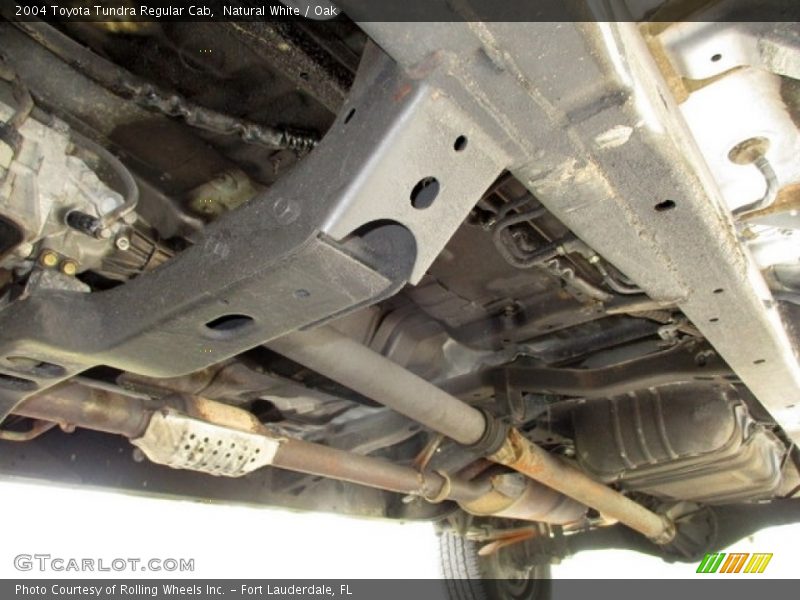 Undercarriage of 2004 Tundra Regular Cab