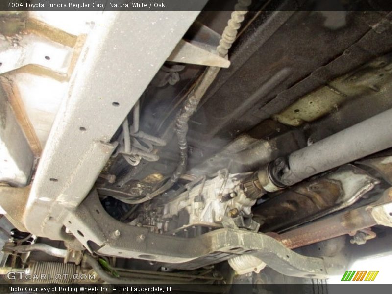 Undercarriage of 2004 Tundra Regular Cab