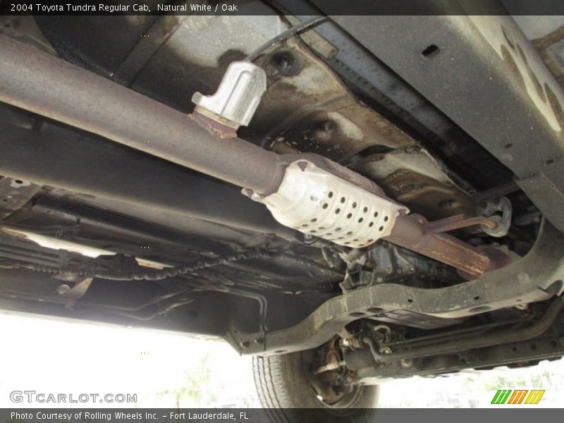 Undercarriage of 2004 Tundra Regular Cab